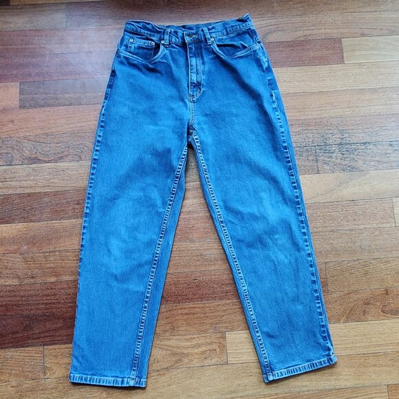 L.L. Bean Medium Wash High Rise Relaxed Fit Jeans Size 10 Petite - Picture 3 of 16
